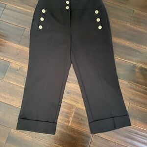 Chico's Black Cropped Pants